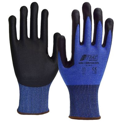 Nitras SKIN FLEX CUT5, Schnittschutzhandschuhe, blau, Spezialbeschichtung