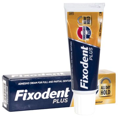 Fixodent Plus Unbeatable Bite Haftcreme für Zahnersatz 40g