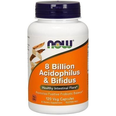 Now Foods Probiotika 8 Milliarden Acidophilus & Bifidus, 120 Kapseln