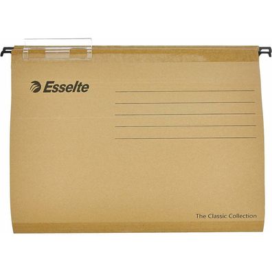 Hängemappe Esselte Classic Betrachter Durchsichtig Braun A4