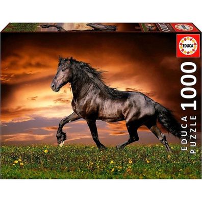 EDUCA Puzzle Trabendes Pferd 1000 Teile