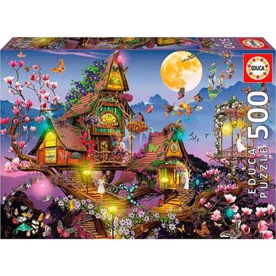 EDUCA Feenhaus Puzzle 500 Teile