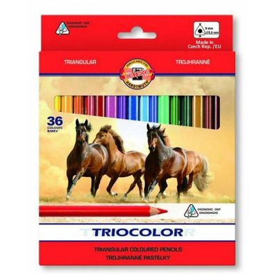 KOH-I-NOOR Dreieckige Buntstifte Triocolor 3145 - 36 St