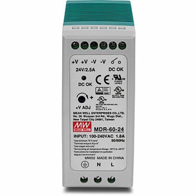 TRENDnet DIN Rail 24V 60W Supply TI-G50/TI-G62/TI-G80/à
