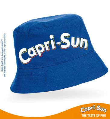 blauer Fischerhut Capri-?Sun® Capri Sonnen Hut Kappe Karneval Fasching Kostüm