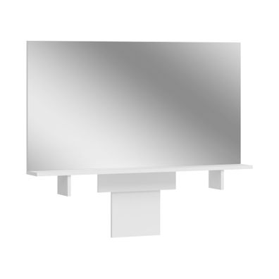 Aufsatzspiegel in weiß Nachbildung