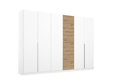 Rauch Schlafzimmer Schrank Bellezza 6-trg Weiß Eiche Artisan