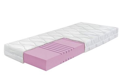 Hybridschaummatratze 5-Zonen Una Hard 18 cm Höhe
