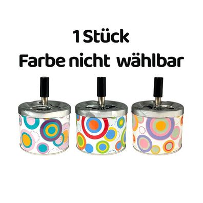 Angelo Schleuderaschenbecher - Metall Kreise Ø 9cm, nicht wählbar