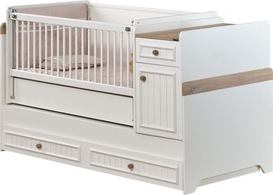 Ritmik Babybett Mitwachsend Mirage 70x130-70x180 cm