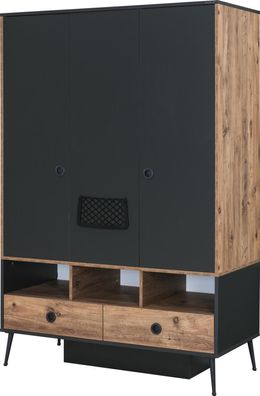 Ritmik Kleiderschrank Nirvana 3-türig Modernes Design