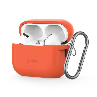 Tech-Protect Silikon-Hakenhülle für AirPods Pro 1 / 2 – Orange