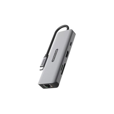 Sitecom 8-in-1 USB-C Stromversorgungs-Multiport-Adapter