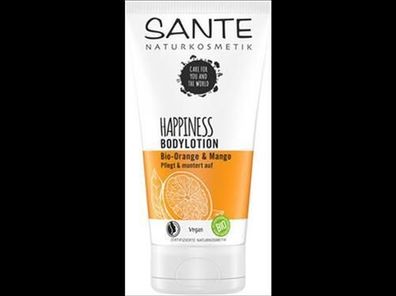Sante 6x Happiness Bodylotion Bio-Orange & Mango 150ml