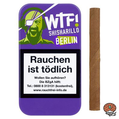 WTF! Filter-Shisharillos Geschmacksrichtung BERLIN / WYLD (Traube), 5 Stück
