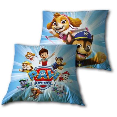 Paw Patrol Kissen 1-Stück Velboa 40x40 cm Kinderkissen Dekokissen