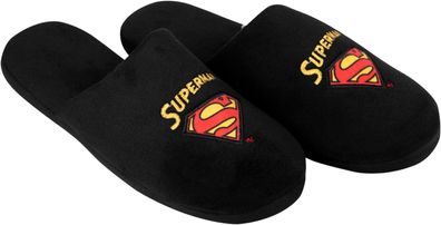 United Labels Superman Hausschuhe für Herren Superman Design Puschen Slipper Panto
