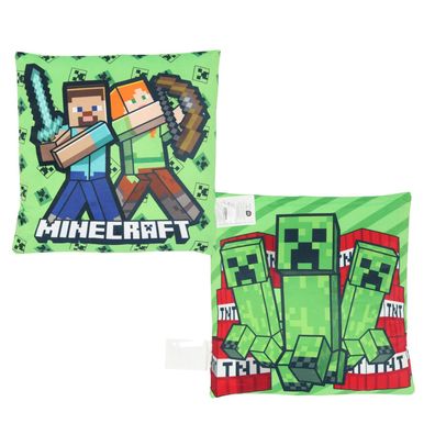 Minecraft Kissen Weiches Dekokissen 1-Stück 38x38 cm mit Serienmotiv