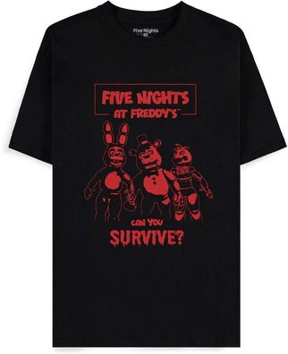 Five Nights At Freddy'S - Can You Survive Men'S Short Sleeved T-Shirt