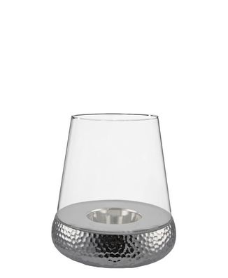 Kaheku Windlicht Golf silber, 20 cm 1 St