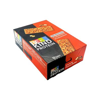 Be-Kind Protein Riegel Crunchy Peanut Butter, Kiste mit 12x 50g