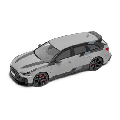 Original Audi RS6 Avant GT Modellauto 1:43 Miniatur Modell grau 5012516231