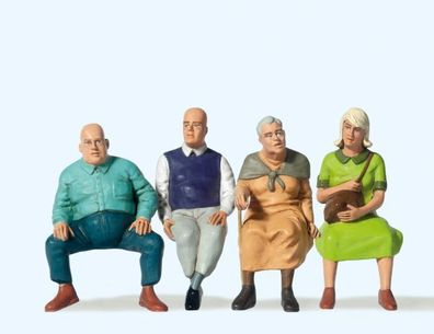 Preiser 45122 Sitzende Reisende Spur 2m / G