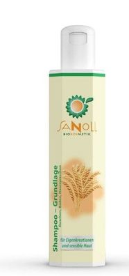 SANOLL - Biokosmetik Shampoo-Grundlage  - 200 ml Duschen, Baden, Haare waschen