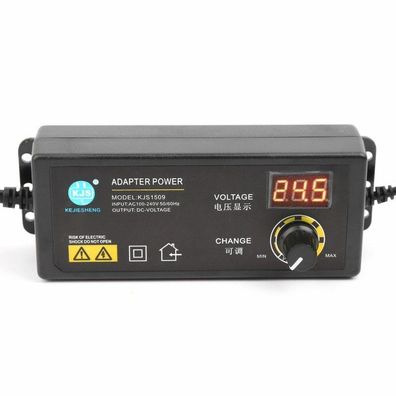 Steckernetzteil Regelbar 2A 60W DC 3V-36V Schalt Netzteil Trafo Schaltnetzteil
