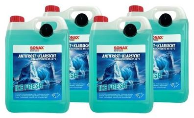 Sonax AntiFrost+KlarSicht bis -18 °C Ice-fresh 4x5 Liter