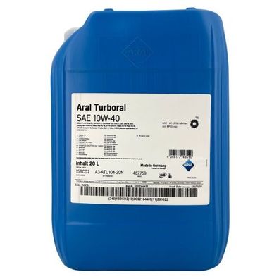 Aral Turboral 10W-40 20 Liter
