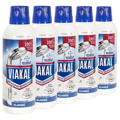 5x VIAKAL / Antikal Classic kraftvoller Kalkentferner 500ml