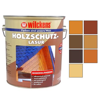 Wilckens Holzschutzlasur Seidenglänzend 0.75 LTR Aussen Schutzlasur Wetterschutz