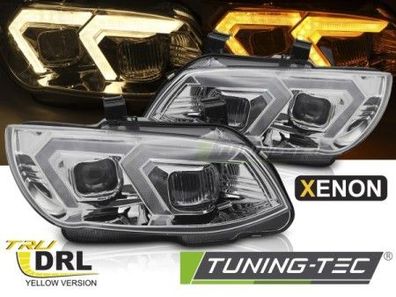 3D Xenon "YellowSign" LED Tagfahrlicht Scheinwerferset für BMW 3er Coupe/Cabrio E92