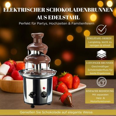 Schokoladenbrunnenmaschine aus Edelstahl