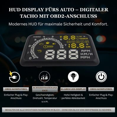 Head-up-Display im Auto
