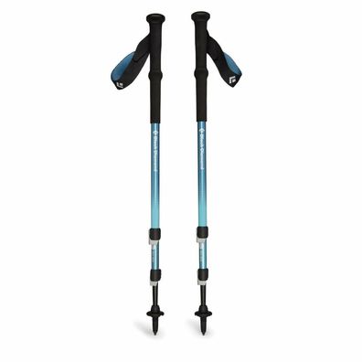Trekkingstöcke Trail Back (1 Paar, 100 Bis 140 Cm, Creek Blue)
