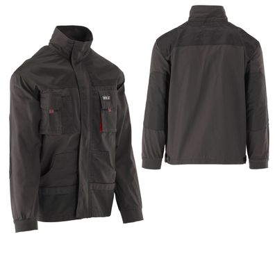 Arbeitsjacke BASALT schwarz/rot Gr. S-XXL