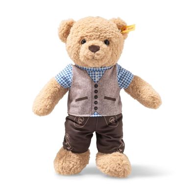 Steiff Teddybär Ben 30cm beige mit Lederhose bayrische Tracht Bayern 988684