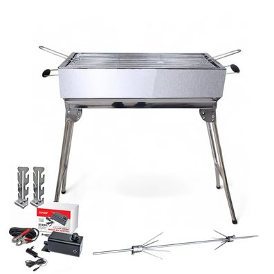Mangal Kairat mit Döner Hähnchen Drehspieß Motor