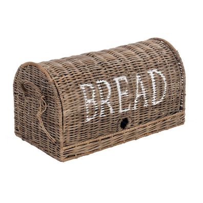Brotbox "Bread" Rattankorb Rattan Landhaus Aufbewahrung Brotkorb Korb
