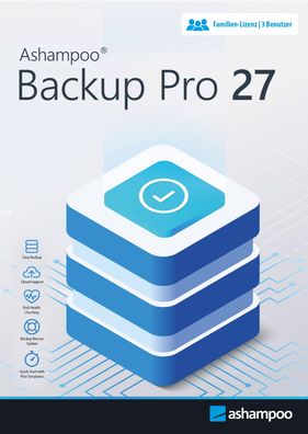 Ashamapoo Backup Pro 27 - Datensicherung - Rettungssystem - PC Download Version