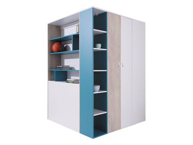 Eckkleiderschrank Planet I L/ P Jugendzimmer Kleiderschränk Kinderzimmer Neu