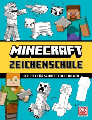 Minecraft Zeichenschule. Schritt für Schritt tolle Bilder | Mojang AB | Buch