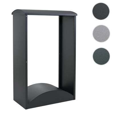 Brennholzlager HWC-P77, Feuerholzregal Holzlager Holzunterstand Metall 160x98x50cm