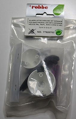 77920703 Robbe - Klappluftschraube m. Spinner 7,4 x 3/ D 3,17