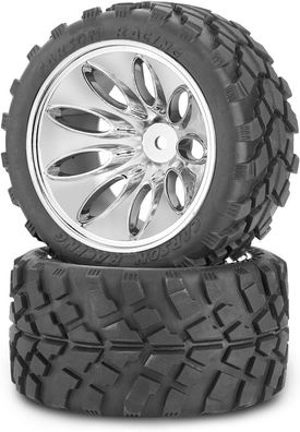 908044 Carson | Chrome-Leaf Reifenset (2 Stk.) | vorne | Off/ON Road | 1:10