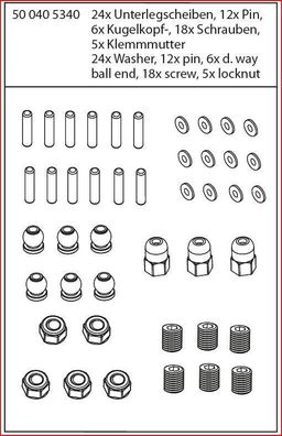 Carson 500405340 | Schraubenset | FY8