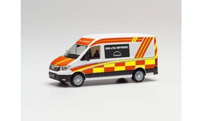 Herpa 096263 - MAN eTGE Bus HD "Corona Impfmobil". 1:87