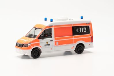 Herpa 096652 - MAN TGE Bus HD "Rettungsdienst Aachen". 1:87